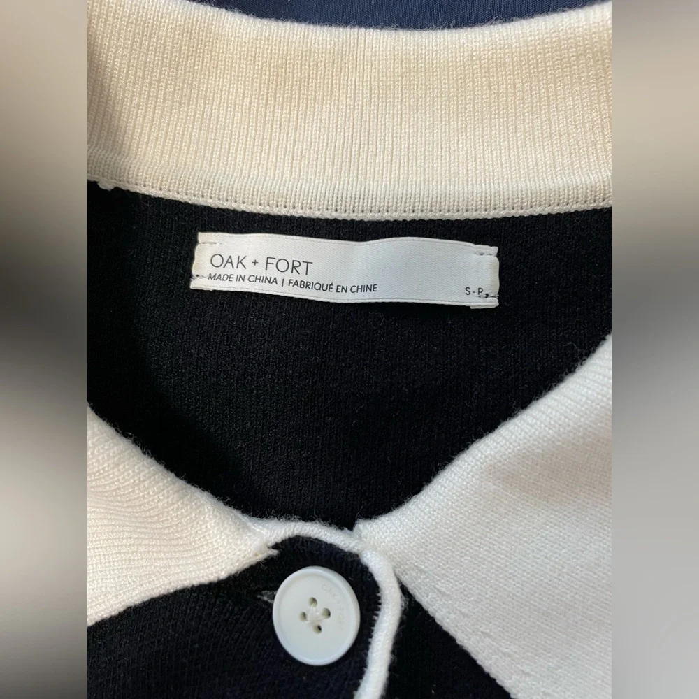 Oak + Fort Cropped Knit Blouse - Picture 3 of 3